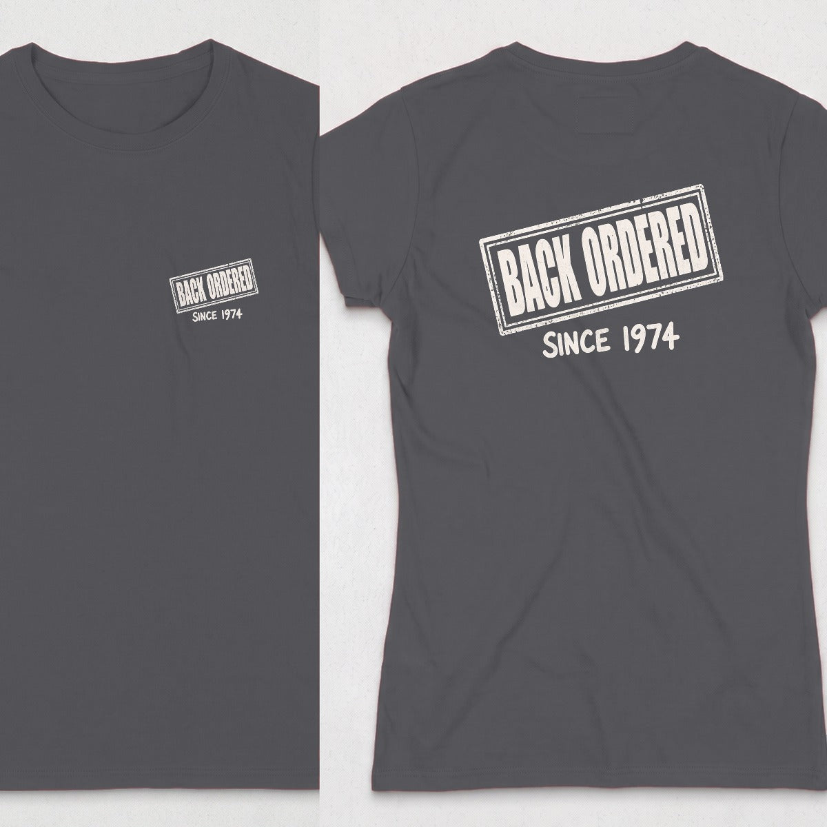 Dark Heather | Front & Back