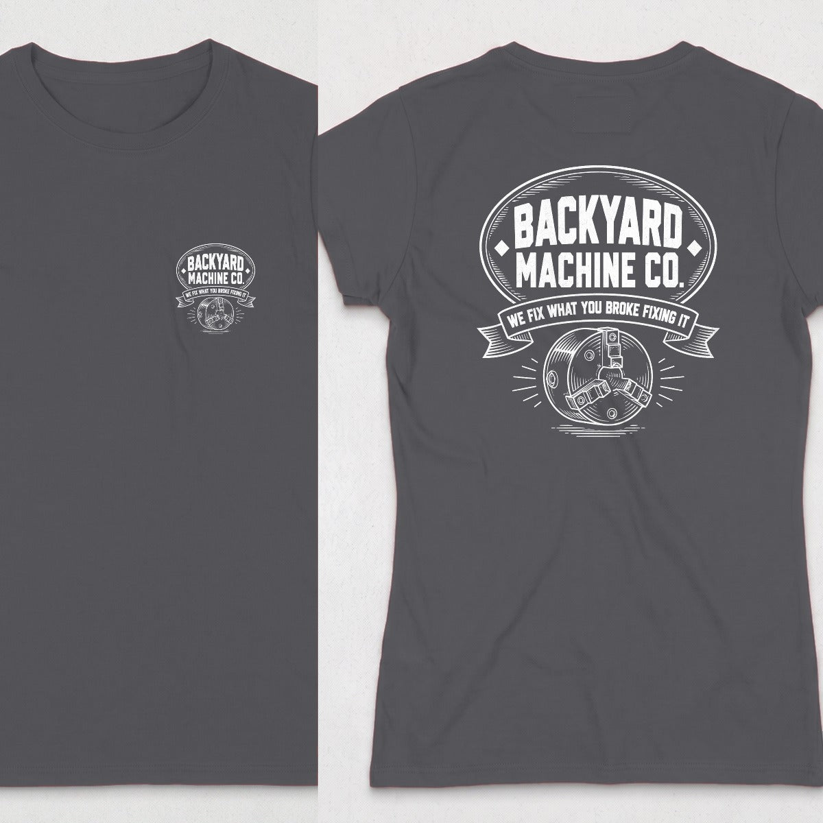 Dark Heather | Front & Back