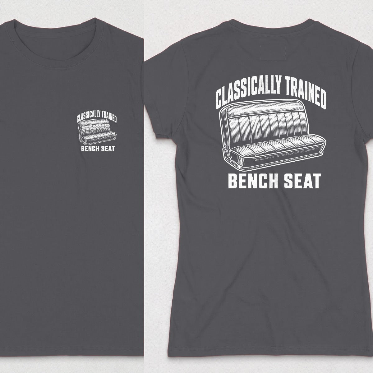 Dark Heather | Front & Back