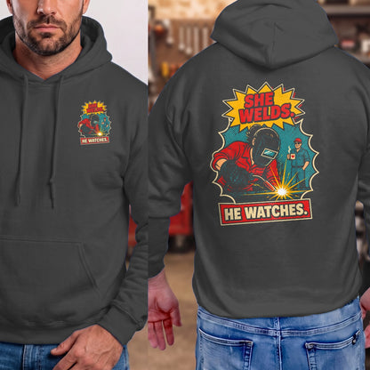 Dark Heather | Front & Back