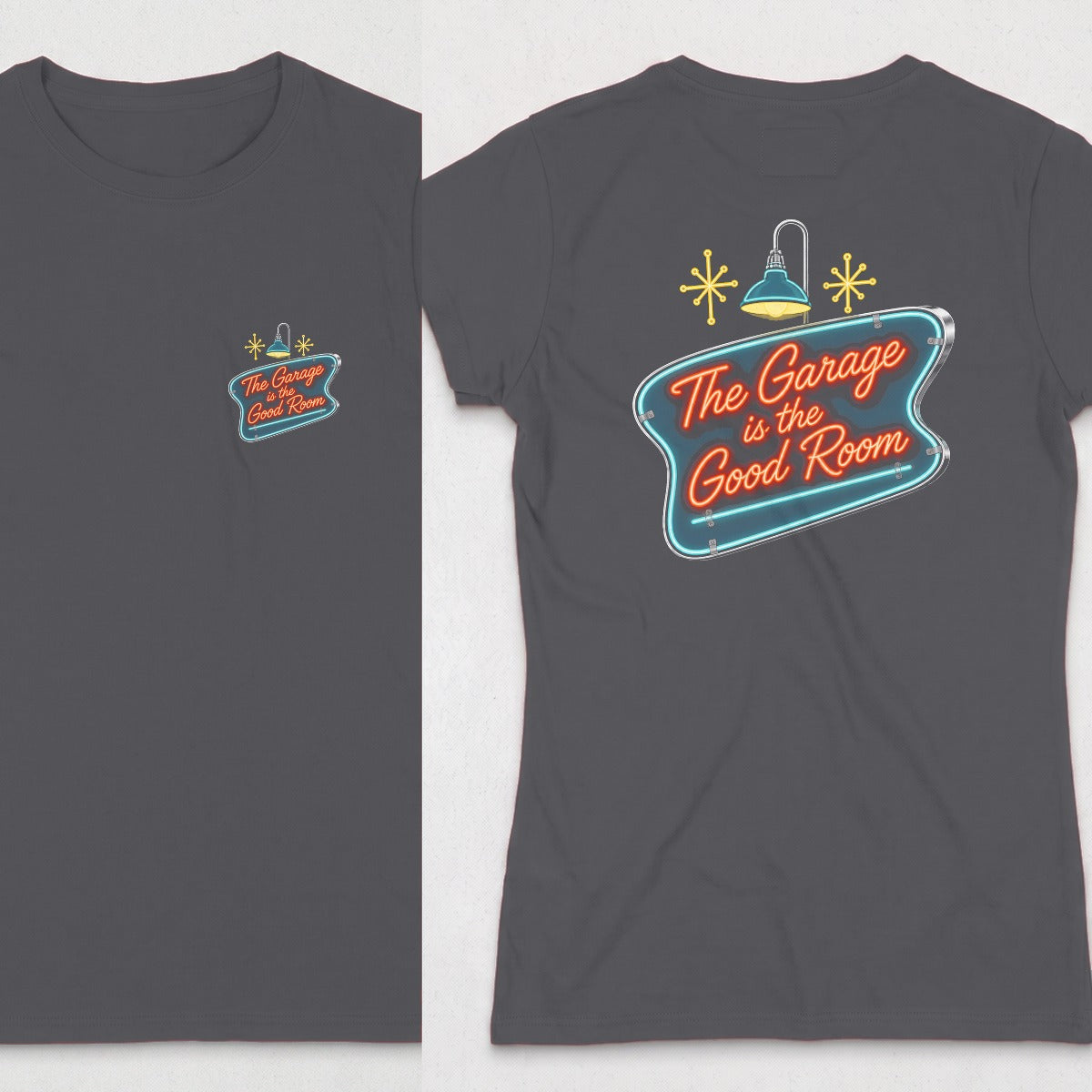 Dark Heather | Front & Back