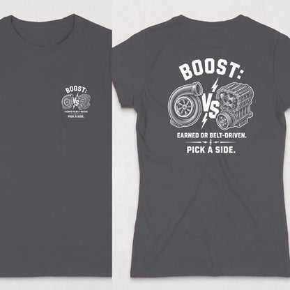 Dark Heather | Front & Back