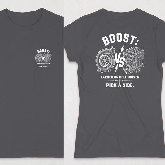 Dark Heather | Front & Back