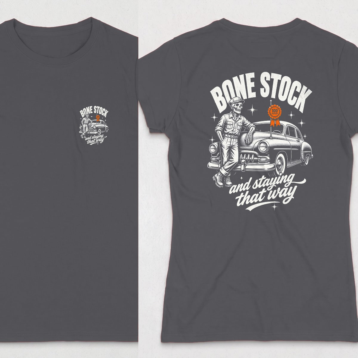 Dark Heather | Front & Back