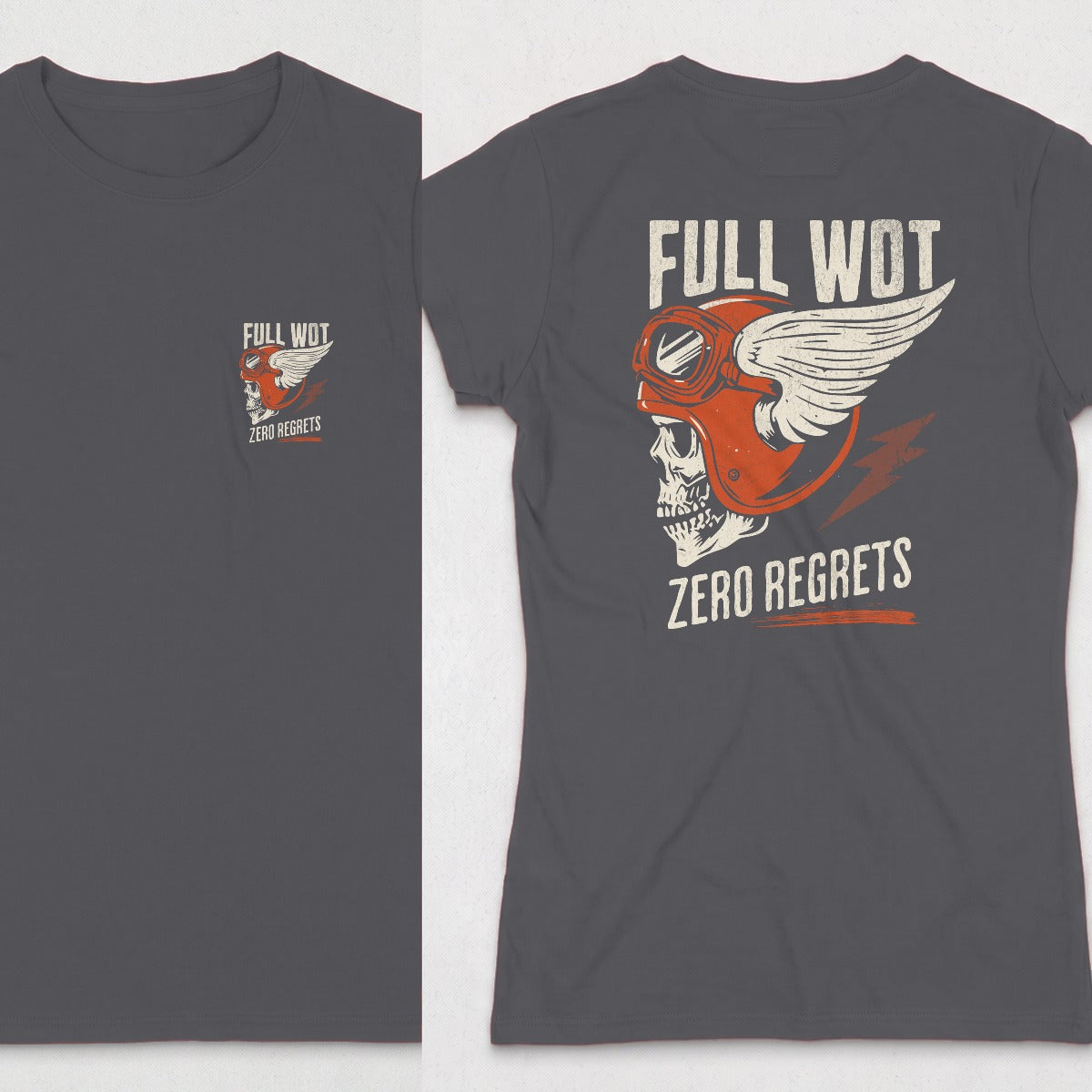 Dark Heather | Front & Back