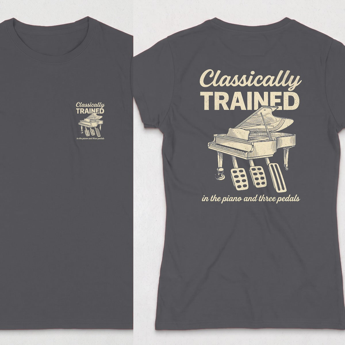 Dark Heather | Front & Back