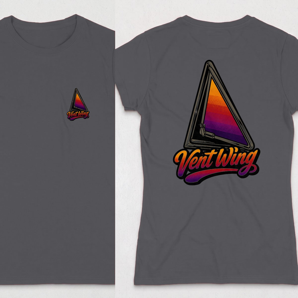 Dark Heather | Front & Back