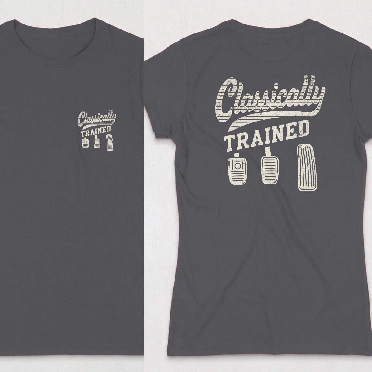 Dark Heather | Front & Back