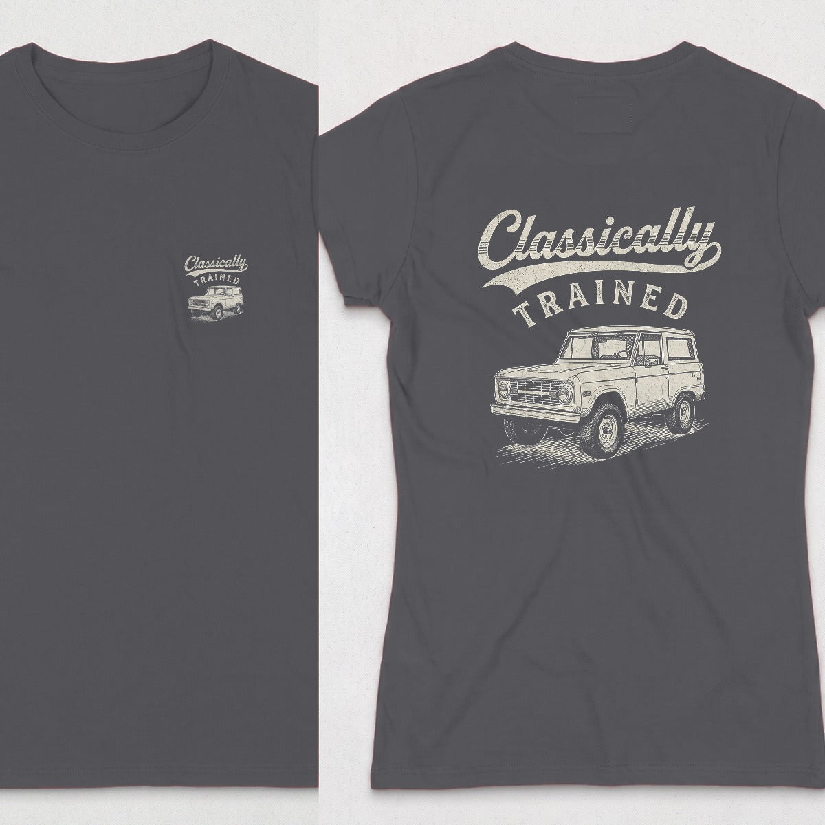 Dark Heather | Front & Back