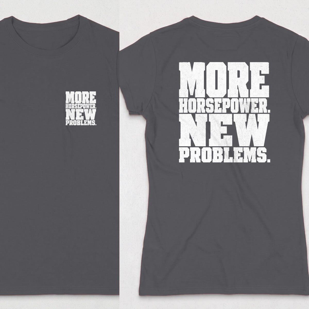 Dark Heather | Front & Back