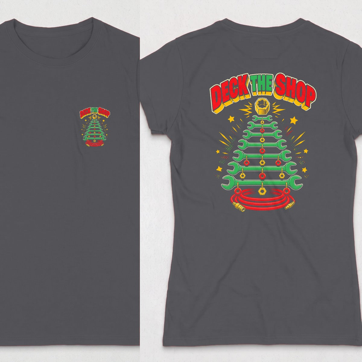 Dark Heather | Front & Back
