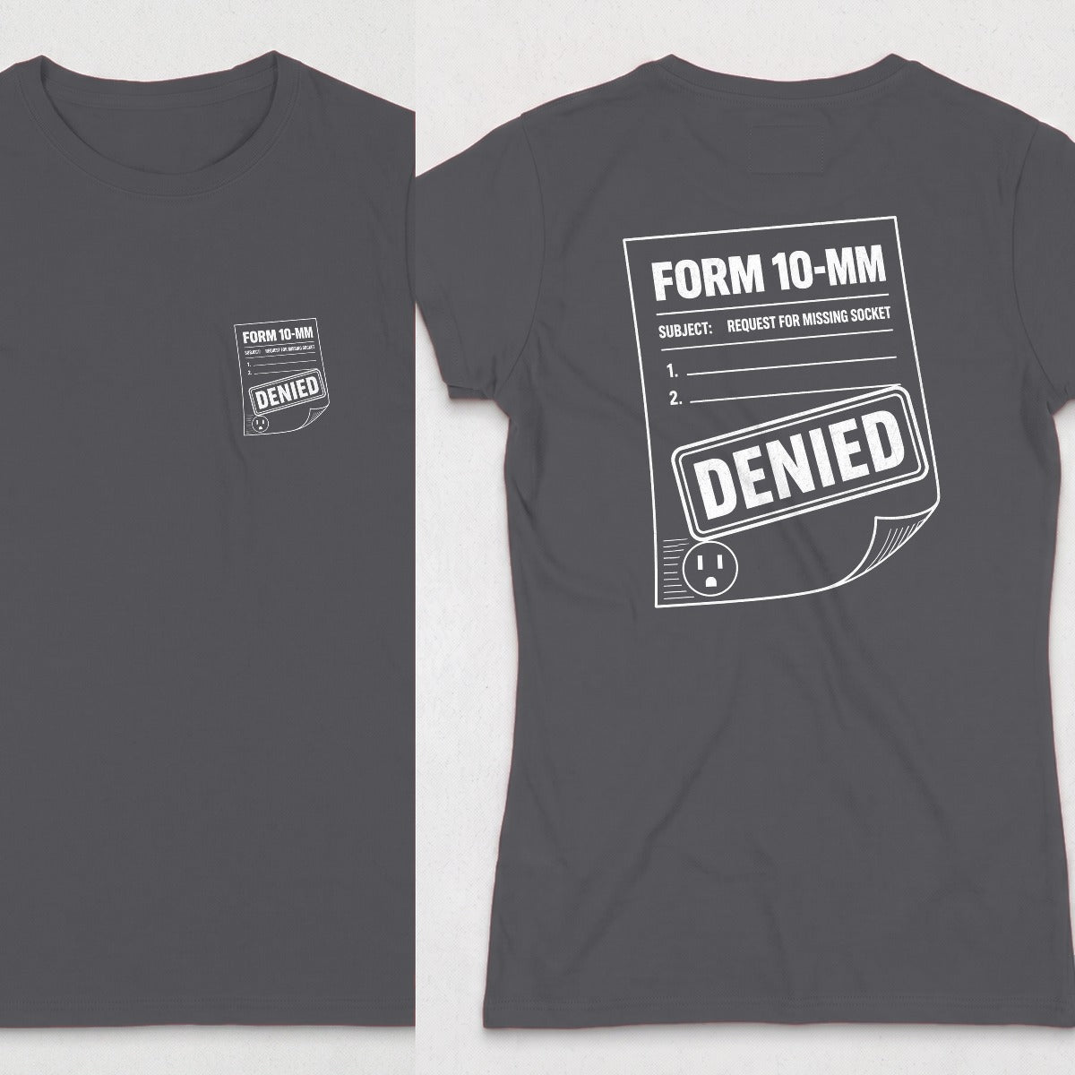 Dark Heather | Front & Back