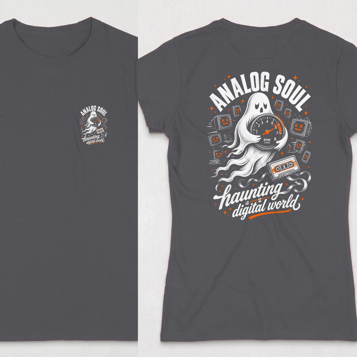 Dark Heather | Front & Back