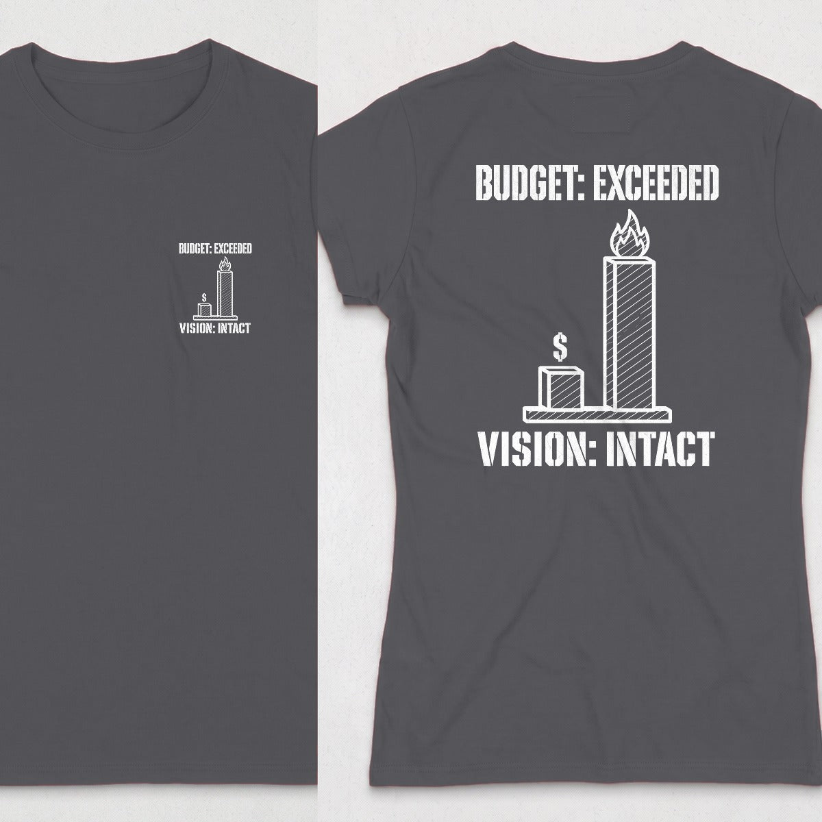 Dark Heather | Front & Back