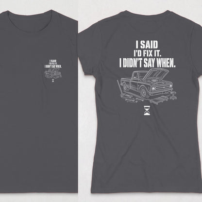Dark Heather | Front & Back