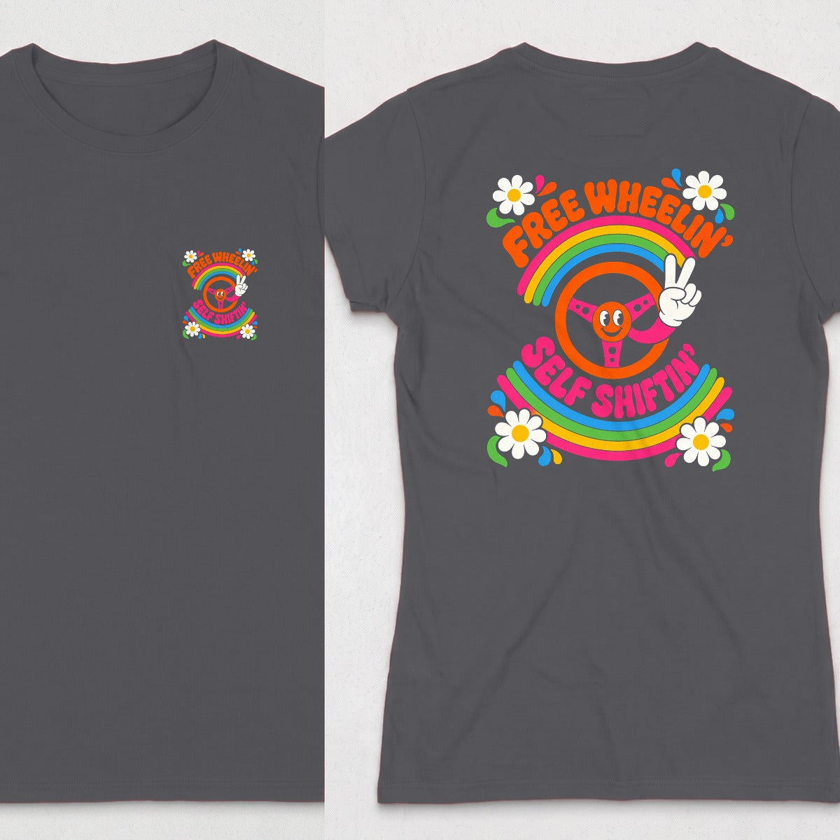 Dark Heather | Front & Back