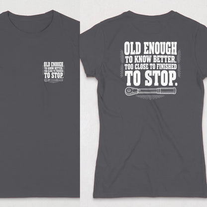 Dark Heather | Front & Back