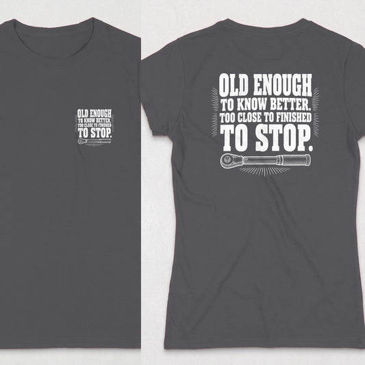 Dark Heather | Front & Back