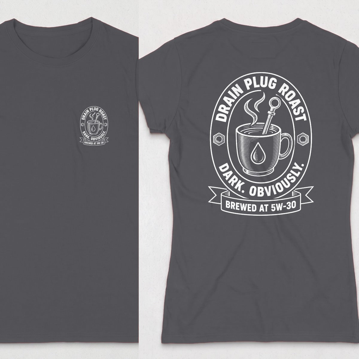 Dark Heather | Front & Back