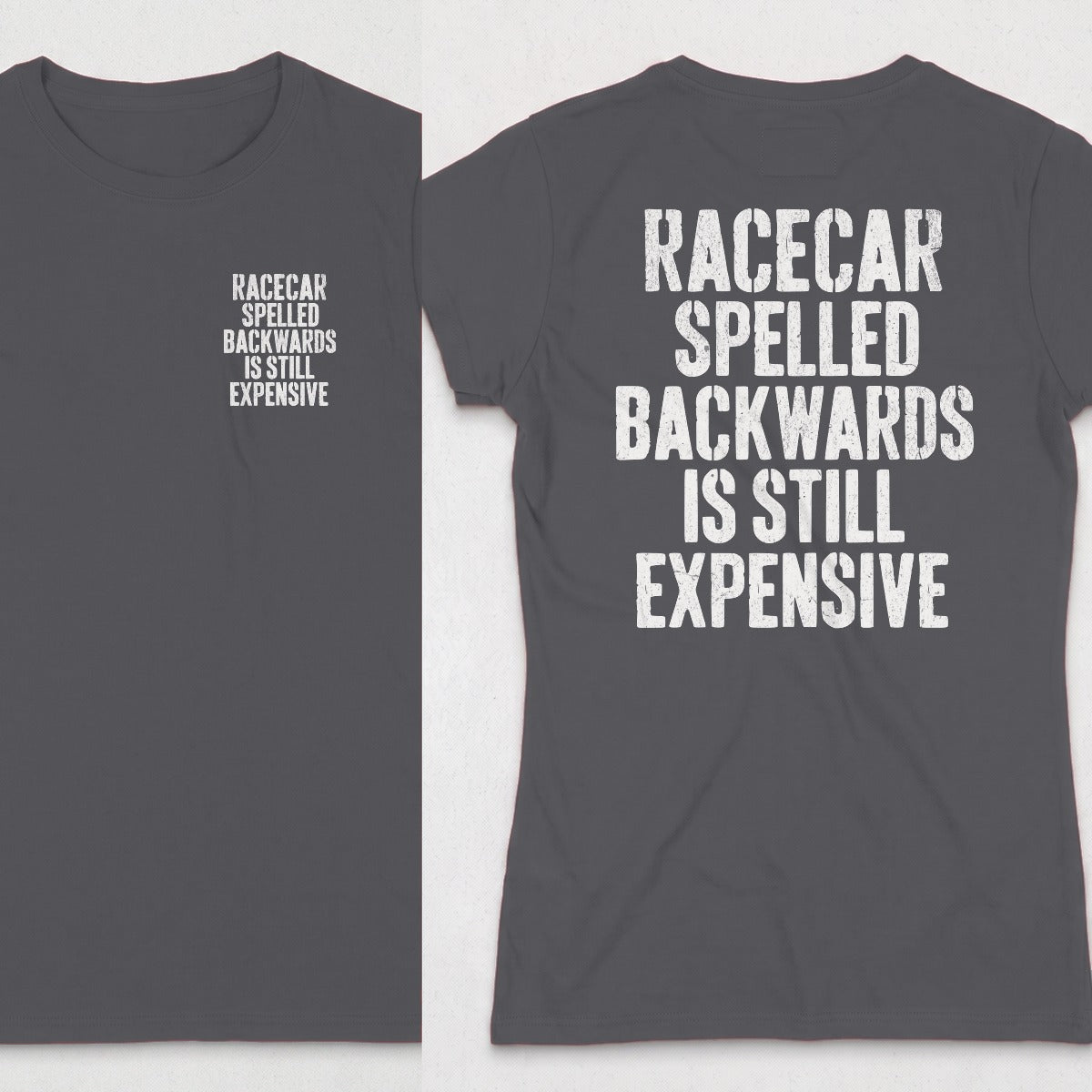 Dark Heather | Left Chest + Back
