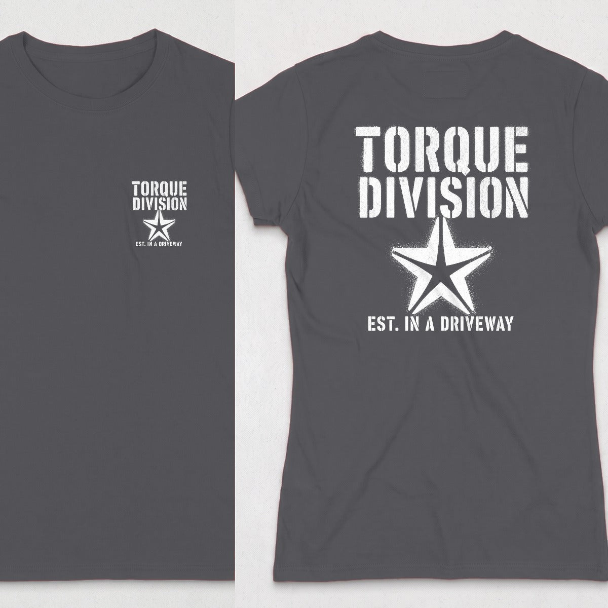 Dark Heather | Front & Back