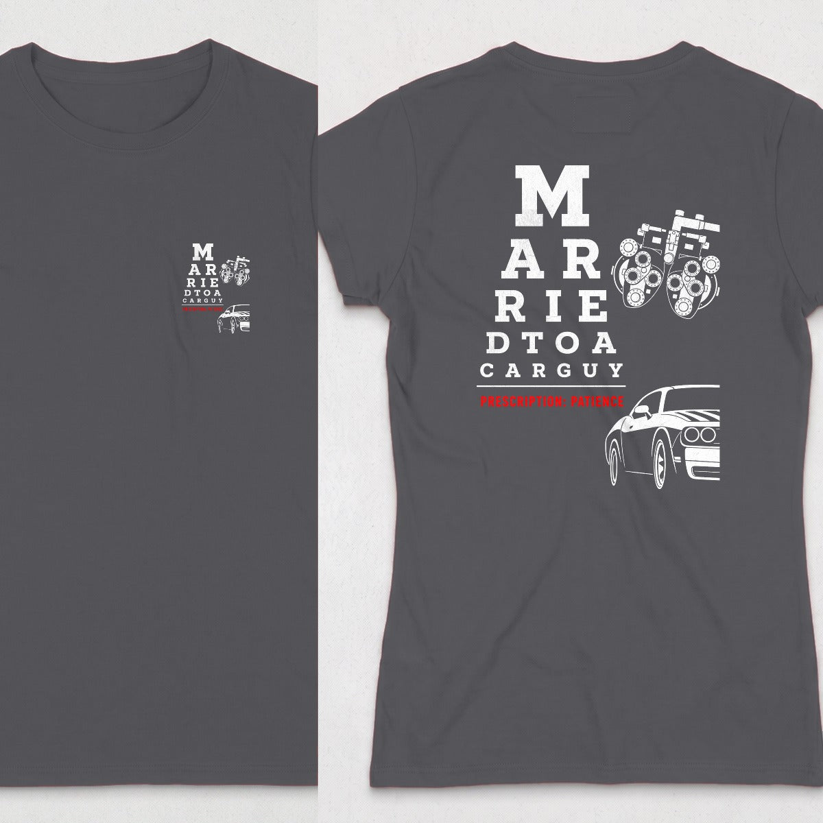 Dark Heather | Front & Back
