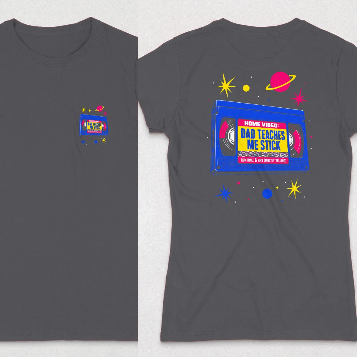 Dark Heather | Front & Back