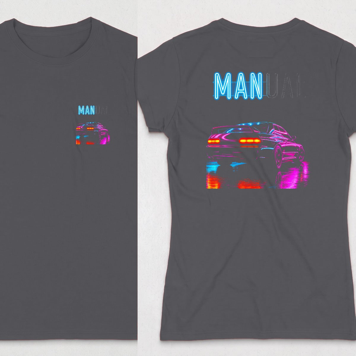 Dark Heather | Front & Back