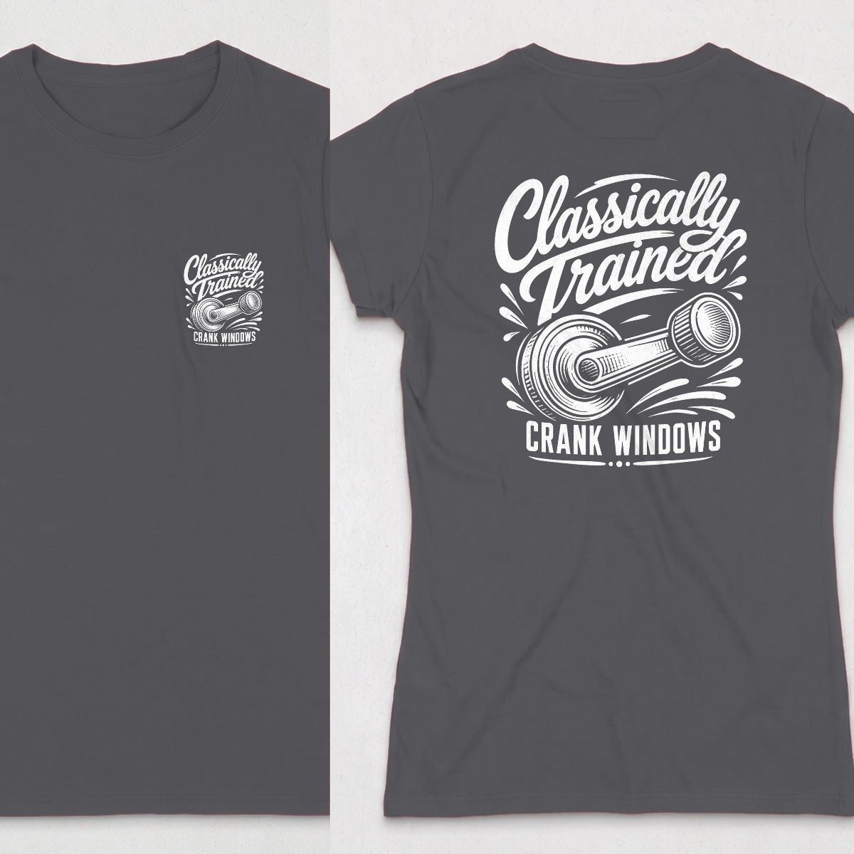 Dark Heather | Front & Back
