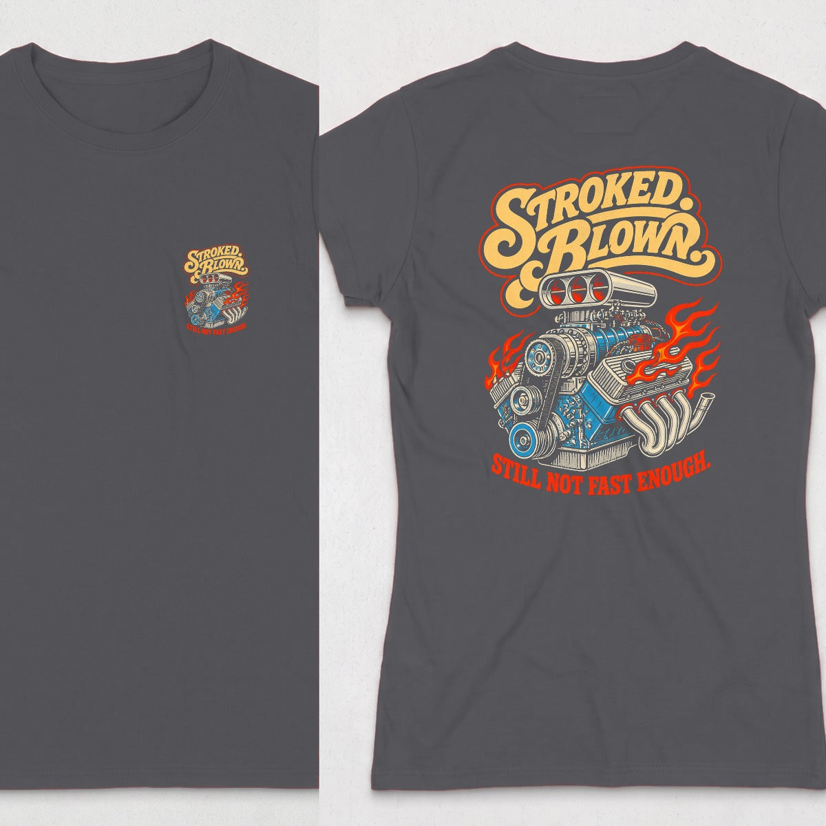 Dark Heather | Front & Back