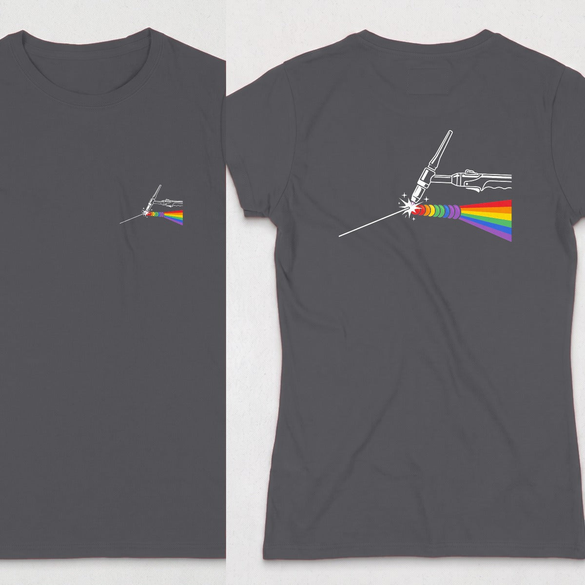 Dark Heather | Front & Back