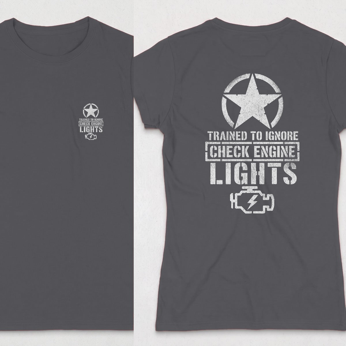 Dark Heather | Front & Back