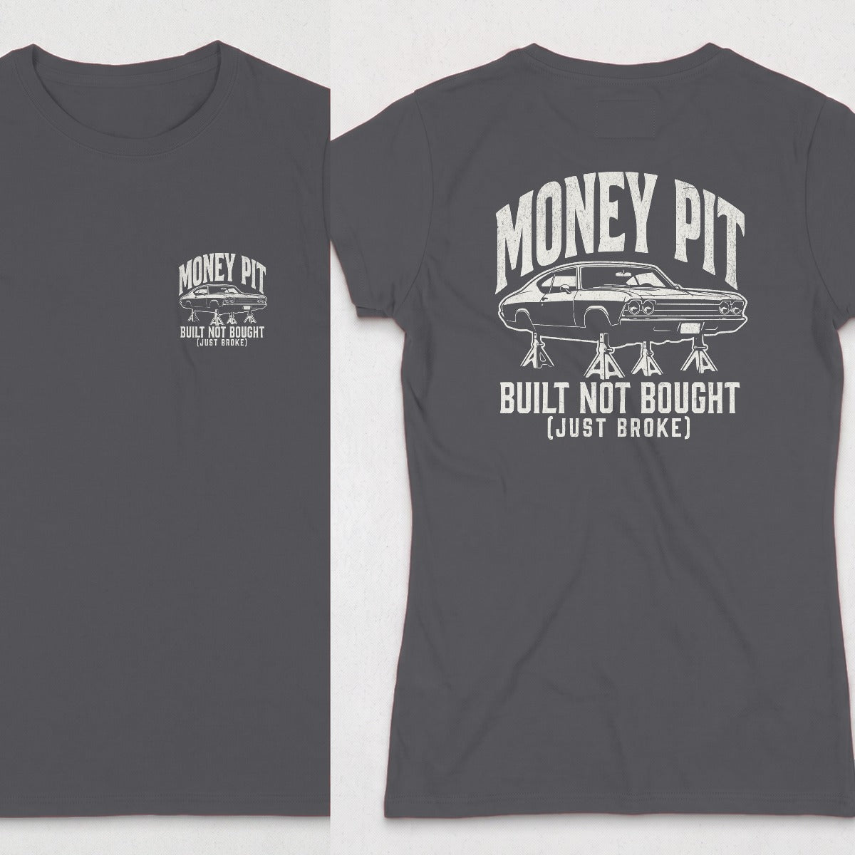 Dark Heather | Front & Back