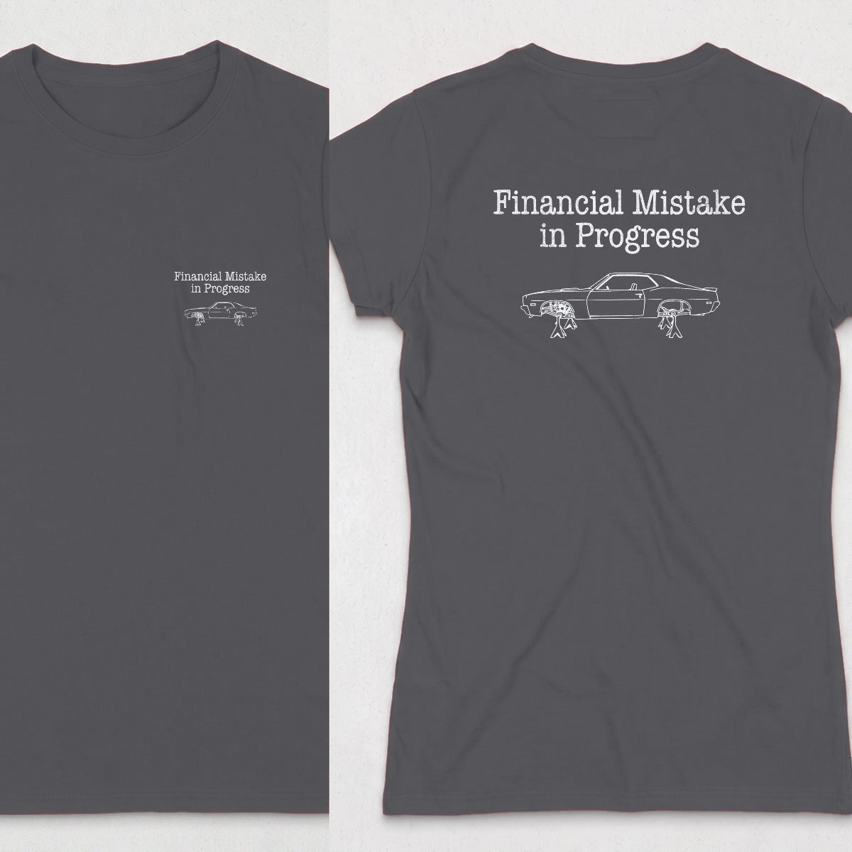Dark Heather | Front & Back