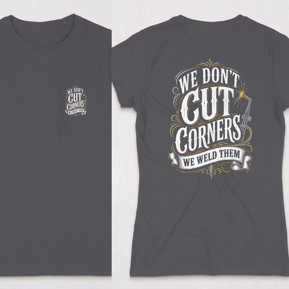 Dark Heather | Front & Back