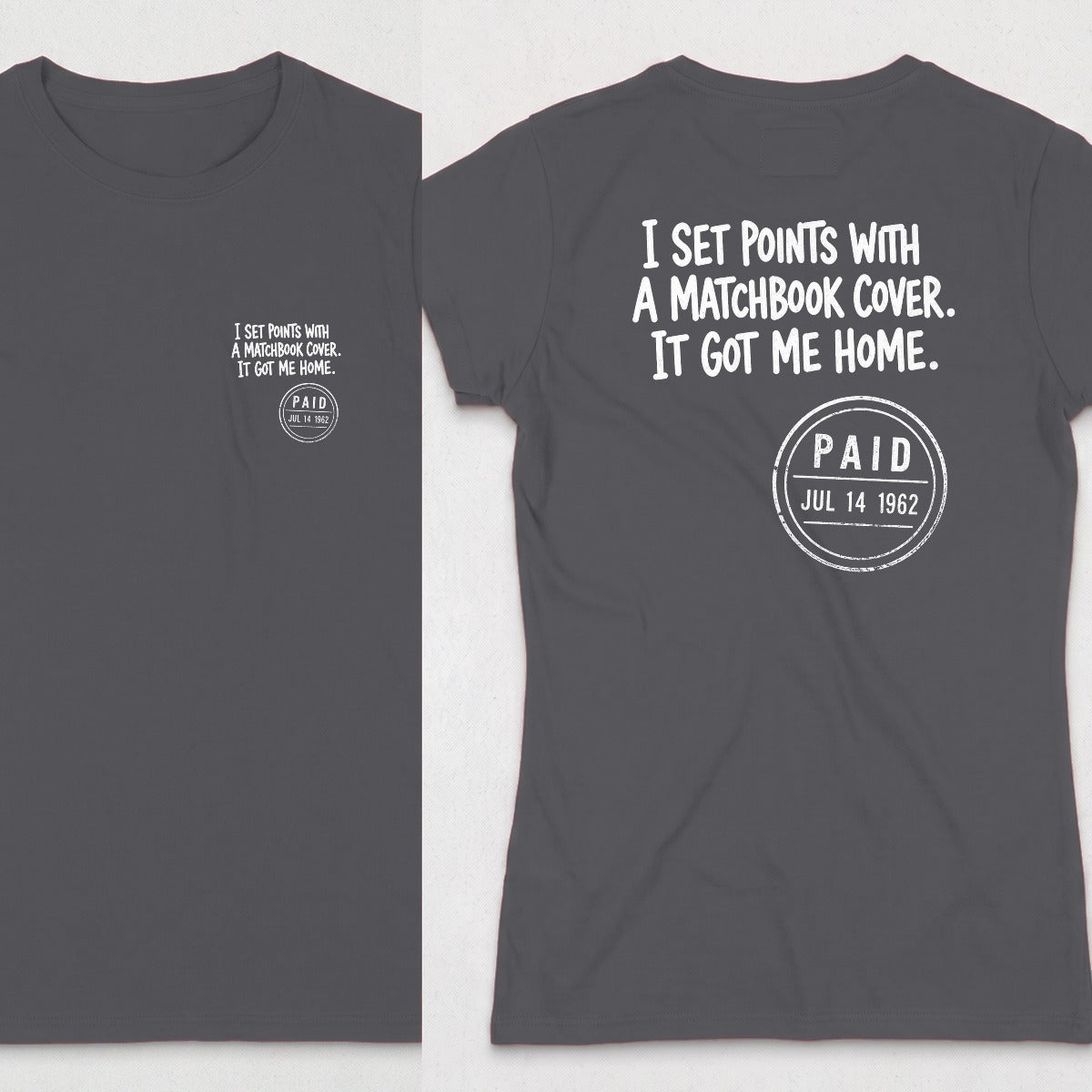 Dark Heather | Front & Back