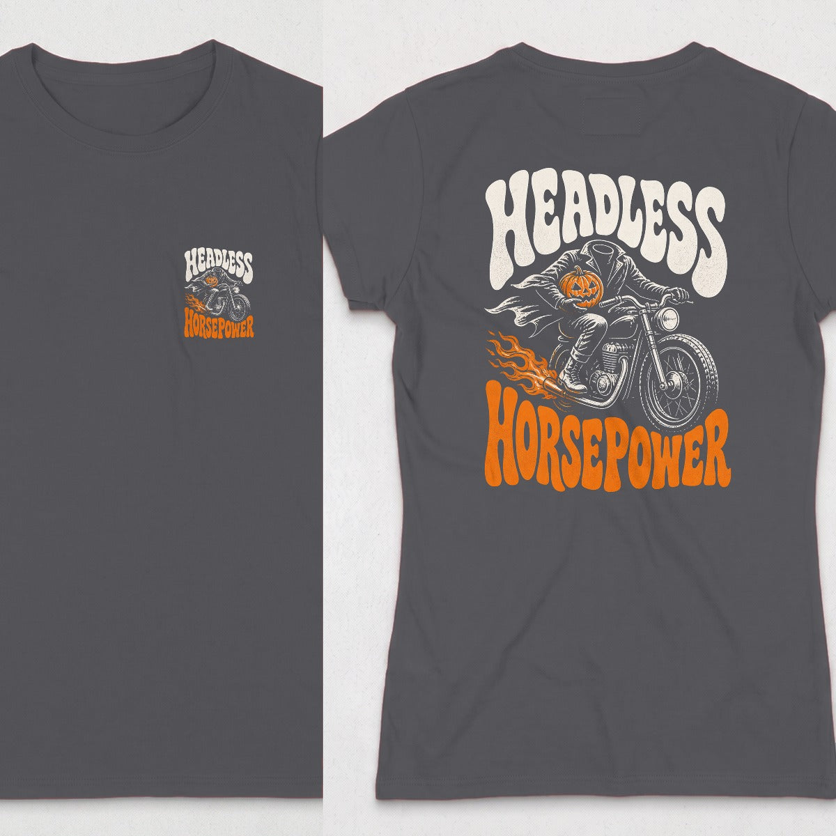 Dark Heather | Front & Back