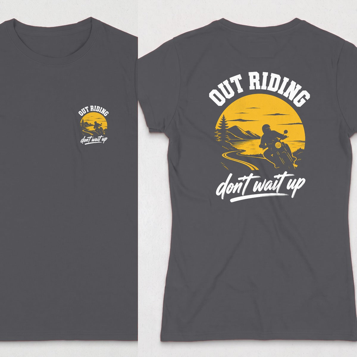 Dark Heather | Front & Back