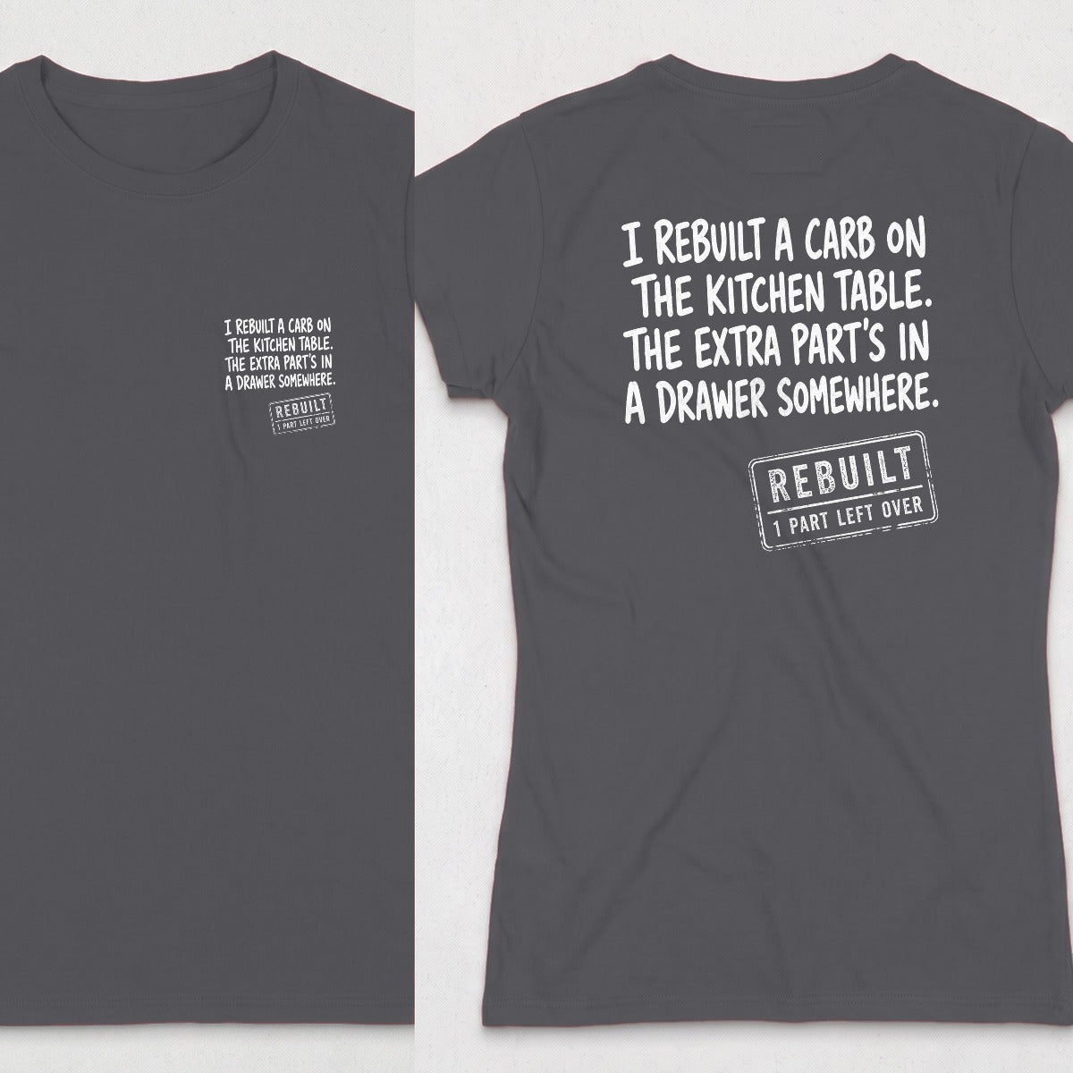 Dark Heather | Front & Back