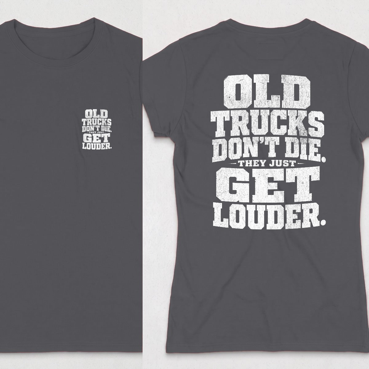 Dark Heather | Front & Back