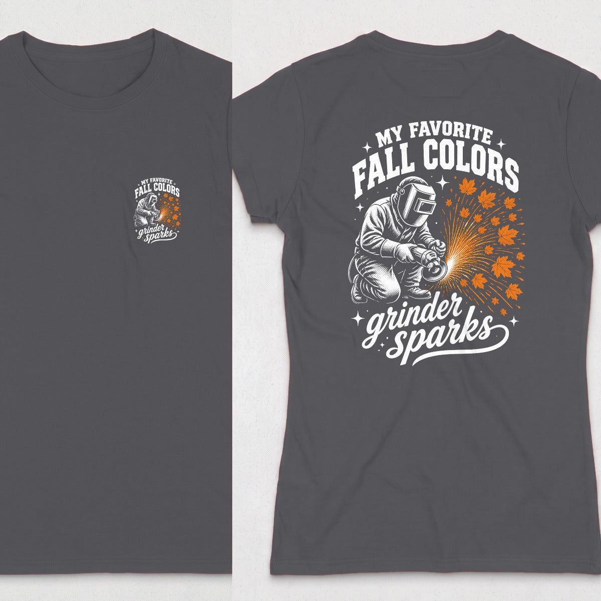 Dark Heather | Front & Back