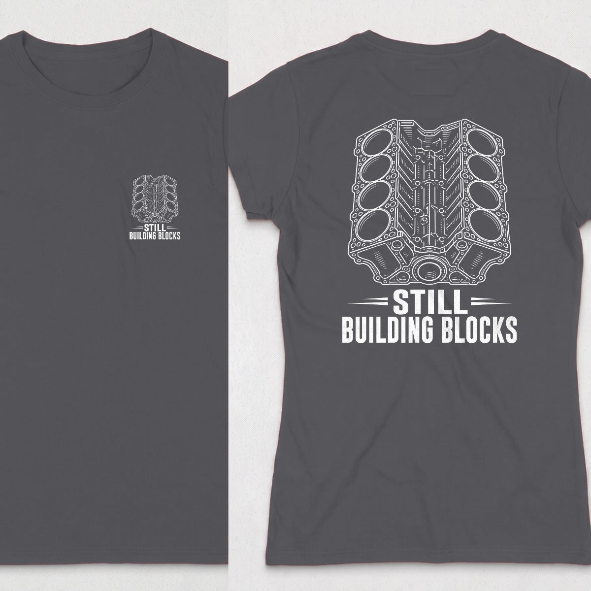 Dark Heather | Front & Back