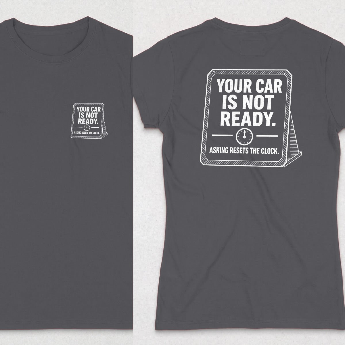 Dark Heather | Front & Back
