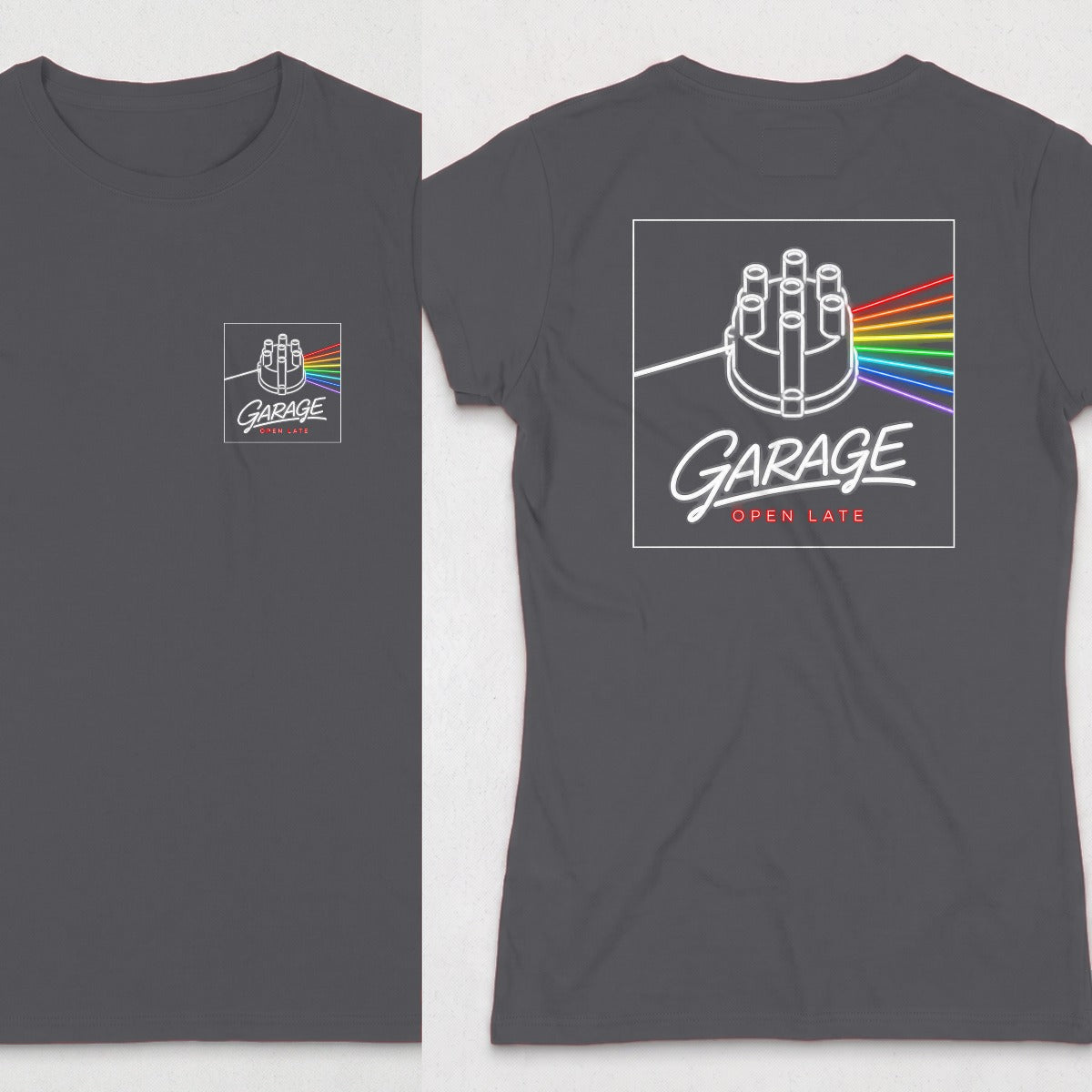 Dark Heather | Front & Back
