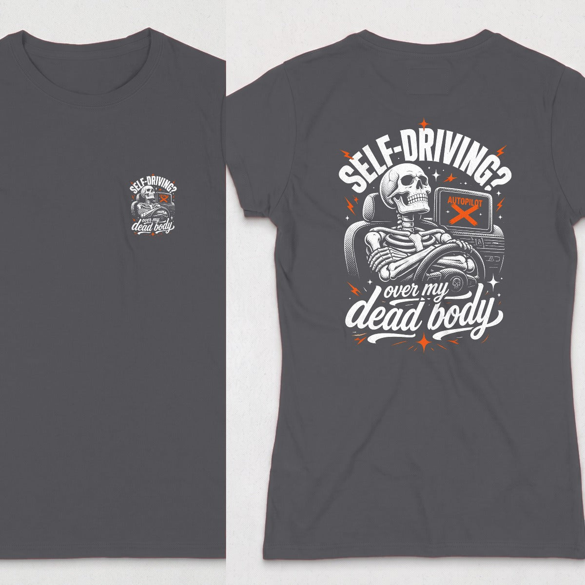 Dark Heather | Front & Back