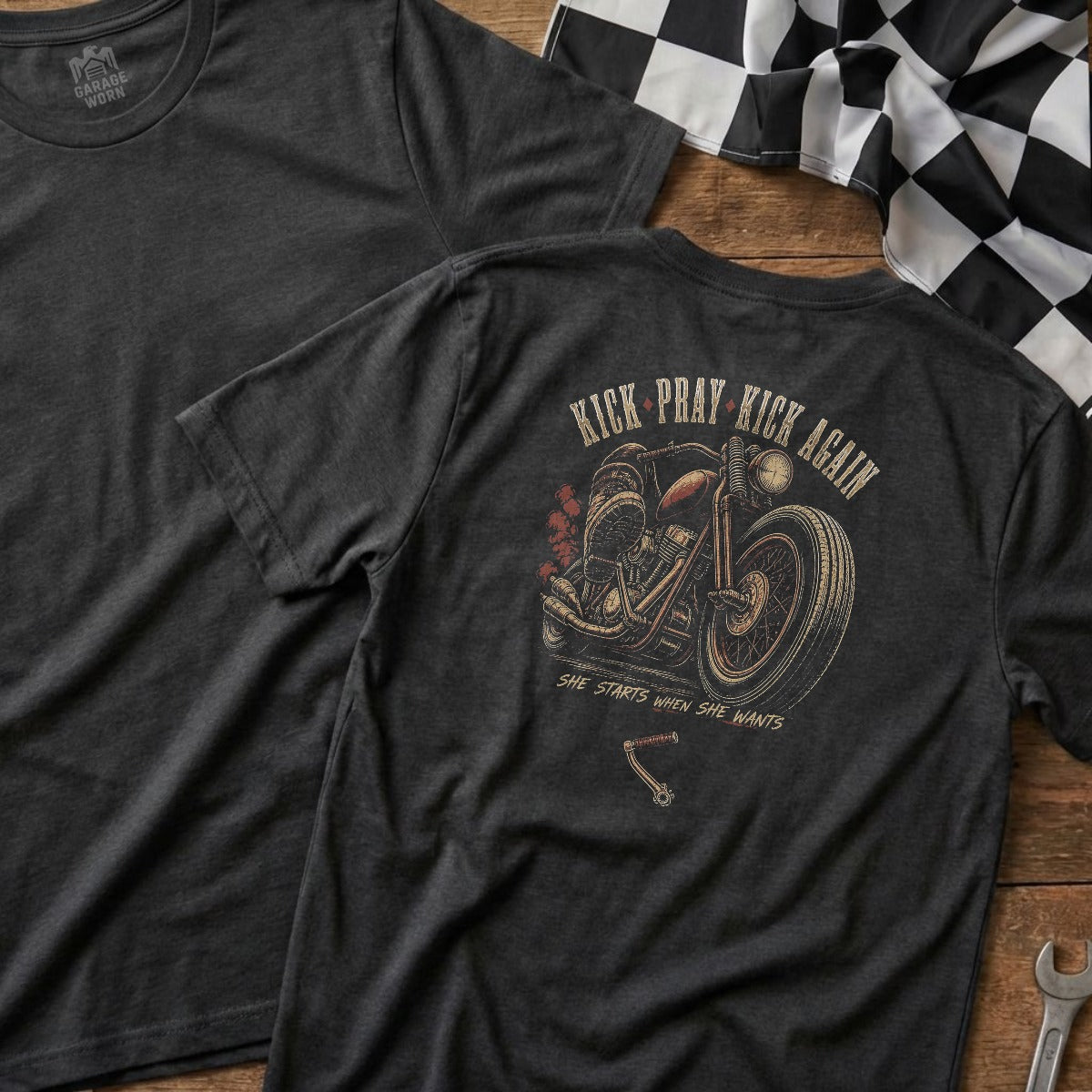 Dark Heather | Full Back