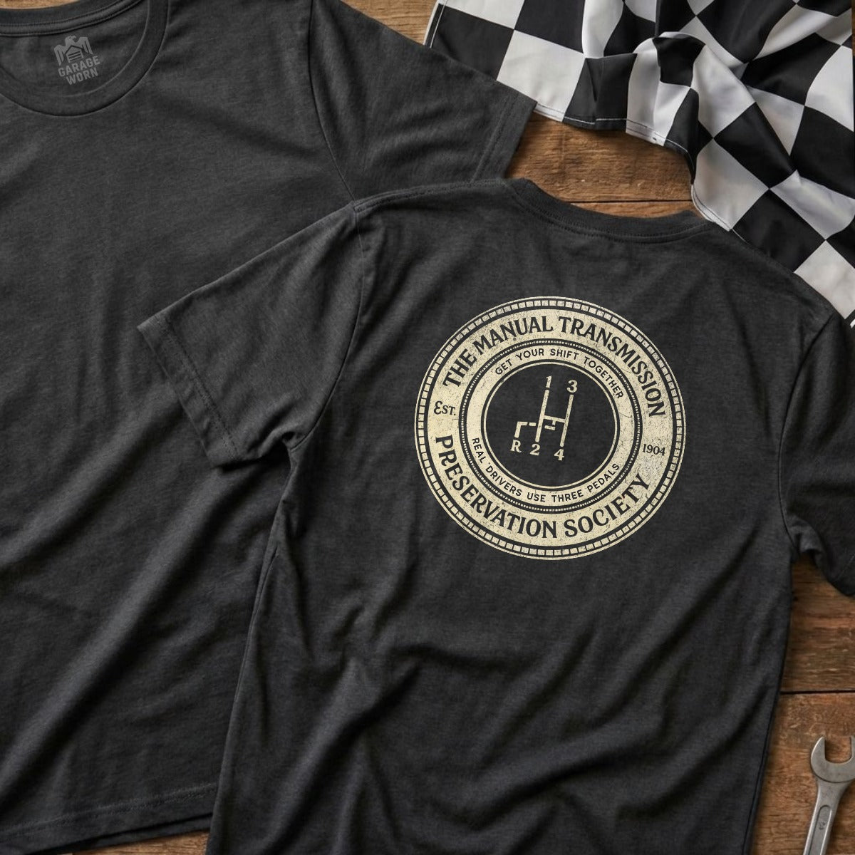 Dark Heather | Full Back