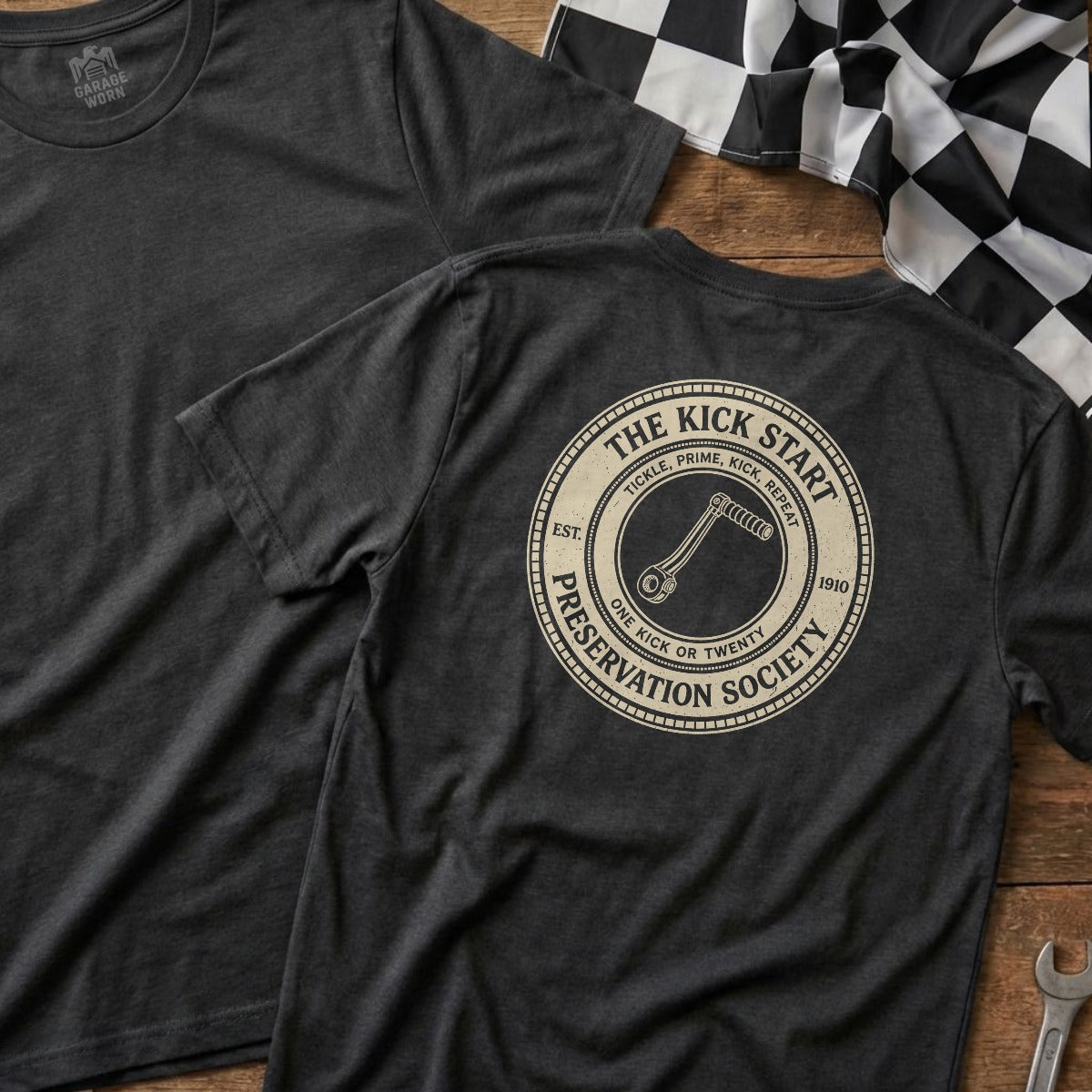 Dark Heather | Full Back