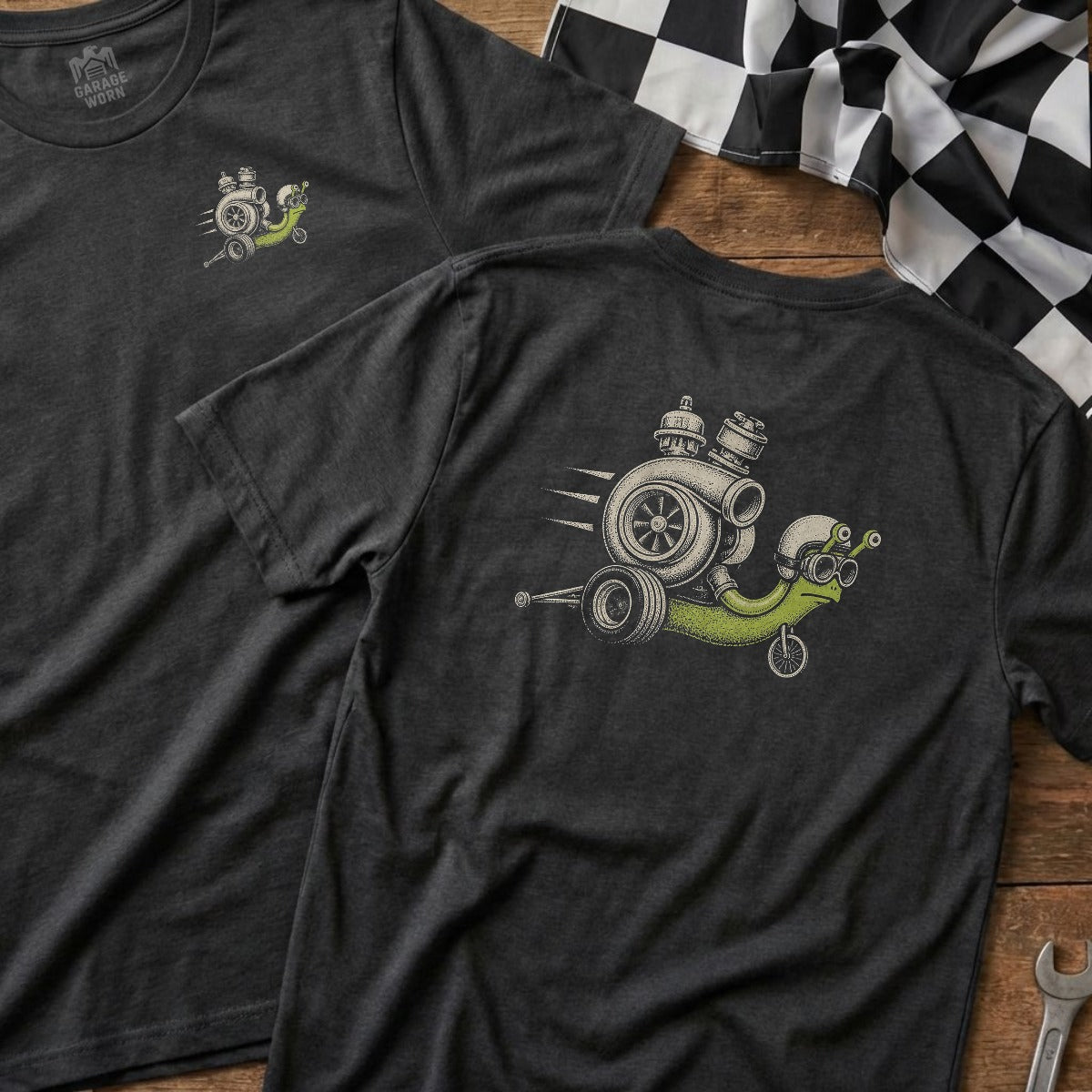 Dark Heather | Left Chest + Back (refreshed)
