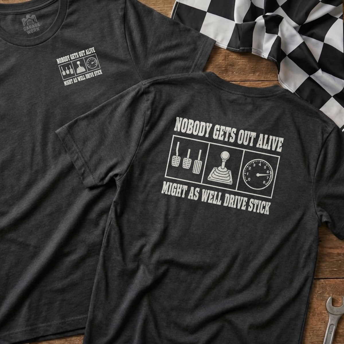 Dark Heather | Left Chest + Back (refreshed)